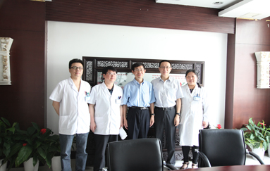 北京大学第一医院医学影像科蒋学祥教授来我院考察指导